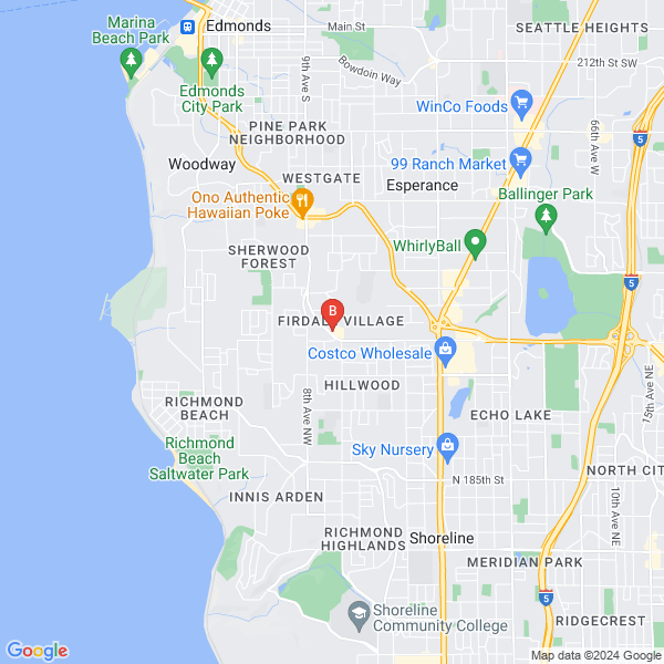Caravan Kebab location map: 9711 Firdale Ave, Edmonds, WA 98020, USA, Edmonds, Washington
